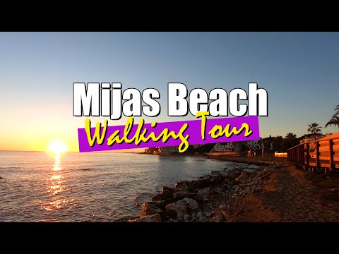 🚶‍♀️ La Cala de Mijas Walking Tour 🚶 | Mijas Beach | Malaga, Costa del Sol [SPAIN]