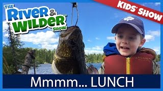 BROOK TROUT FISHING IN MYSTERIOUS RIVER | KIDS SHOW