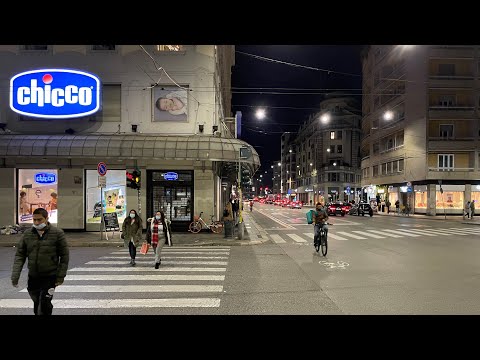 Milan, Italy Live Tour: Late Night Walk in Milan(November 7, 2021)🇮🇹