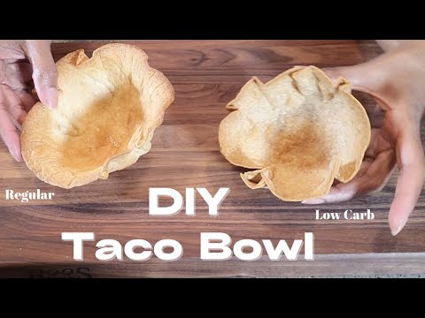 HOW TO MAKE A TACO BOWL| DIY TACO SALAD BOWL