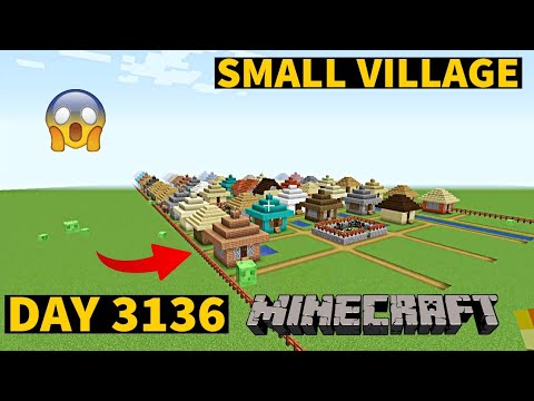 Minecraft Pro gamer builds ultimate village in record time!!
