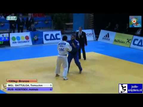 Temuulen Battulga (MGL) - Askhab Kostoev (RUS) [-100kg] bronze