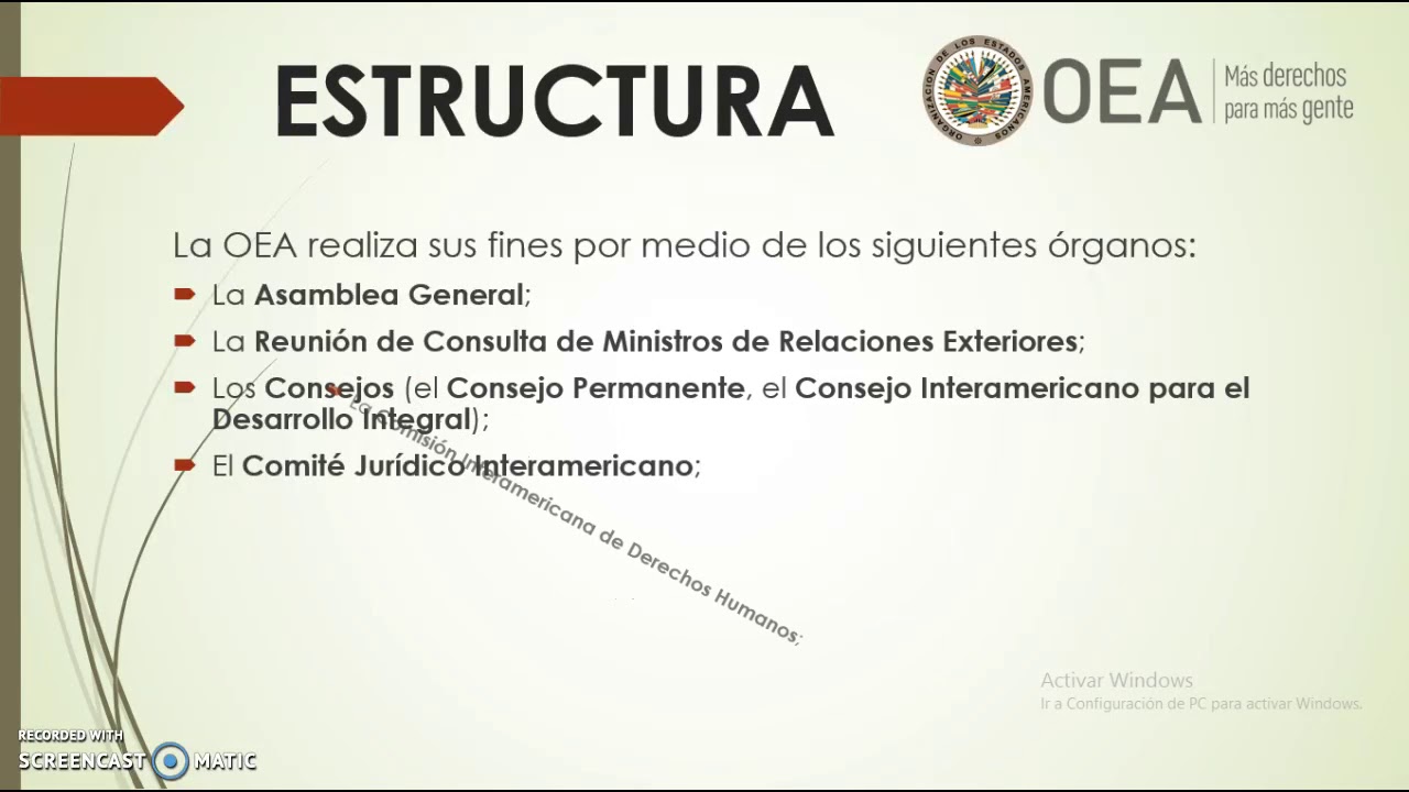 Instituciones Politicas OEA