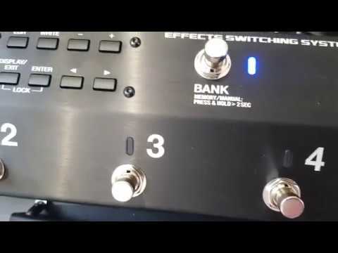 BOSS ES5 MIDI Amplifier Switching Tutorial