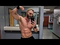Physique posing/flexing update ARM workout - getting leaner