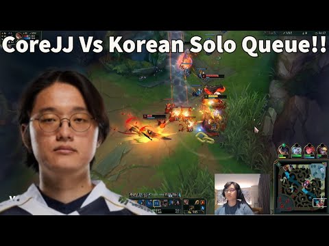 CoreJJ Is Back In Korea And Already Smurfing In The Botlane!!