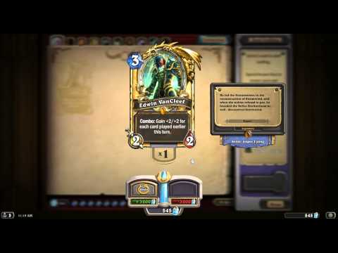 Hearthstone - Golden Edwin VanCleef (Legendary)