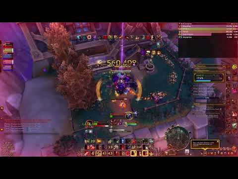 big lag spike! WoW TWW 11.2.0 colossus arms warrior pve The Dawnbreaker Mythic +12