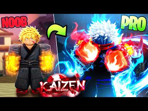 Going from NOOB to PRO in Kaizen Roblox!