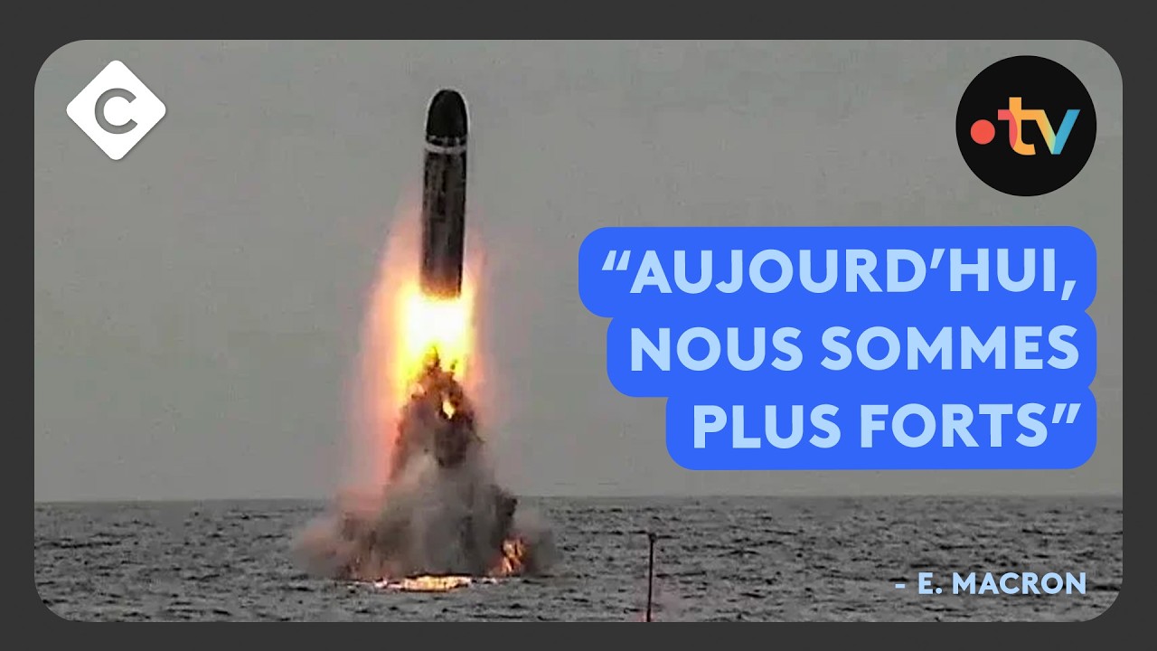Emmanuel Macron assiste à un test de missile nucléaire - Le 5/5 de Lorrain Sénéchal
