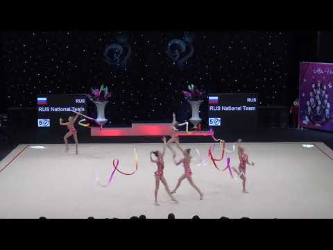 Miss Valentine 2019 RG FIG Junior Group Russian National Team 5xribbon RUS