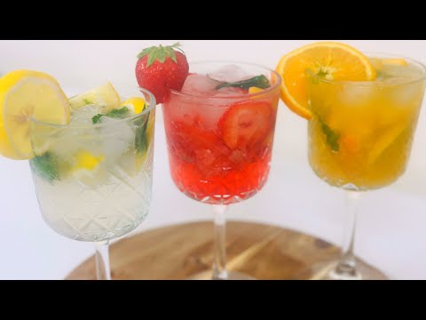 Strawberry, Orange and Lemon Mojito Mocktails|Virgin Mojitos: 3 Amazing Recipes| #mojito |#320