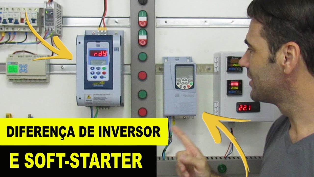 QUAL A DIFERENÇA entre INVERSOR E SOFT STARTER
