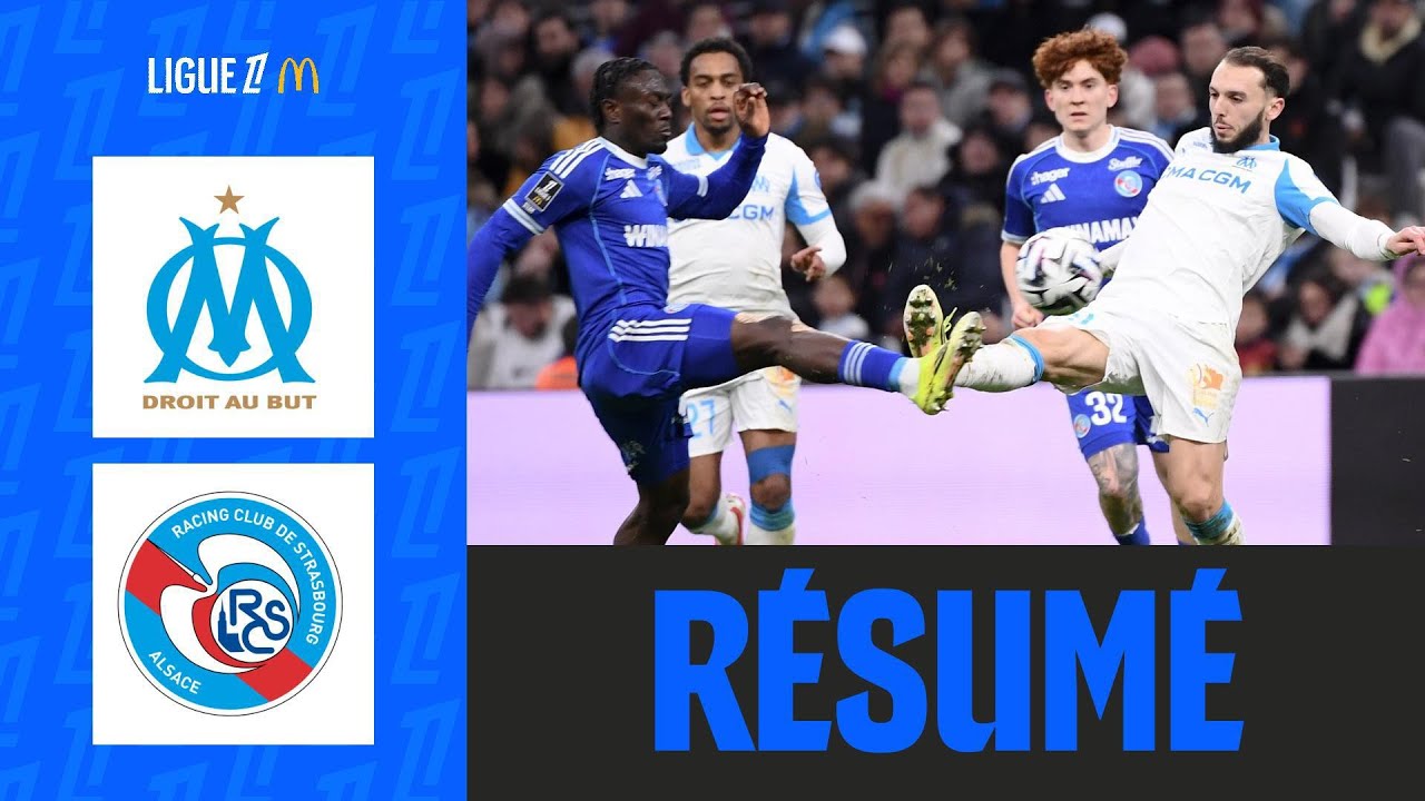 Olympique de Marseille vs RC Strasbourg Highlights