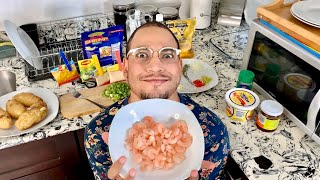 I COOKED CURRY SHRIMP FOR THE FIRST TIME | QUITE PERRY