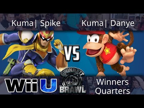Gwinnett Brawl August 2018 - Kuma| Spike (Falcon) vs Kuma| Danye (Diddy) - Smash 4 Winners Quarters