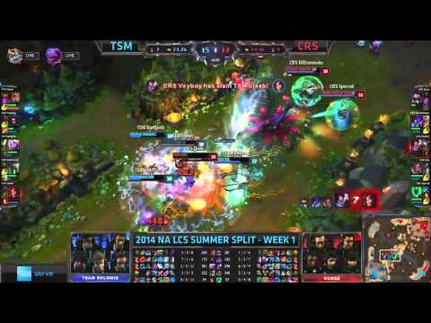 TSM vs CRS - 2014 NA LCS Summer Split W1D2 [Highlights]