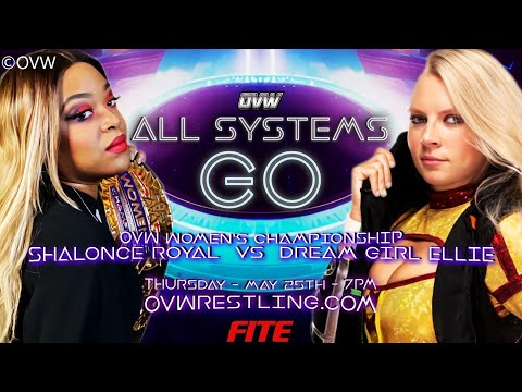 Shalonce Royal (c) v Dream Girl Ellie / OVW Women's Title Match / OVW Live #1241 ASG 2023 / WWE 2K23