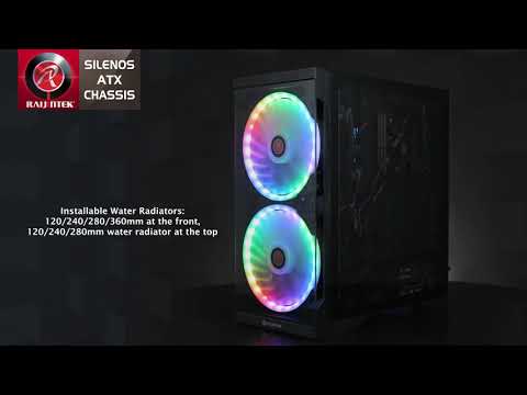 Raijintek Silenos Pro A-RGB Midi Tower - juodas video