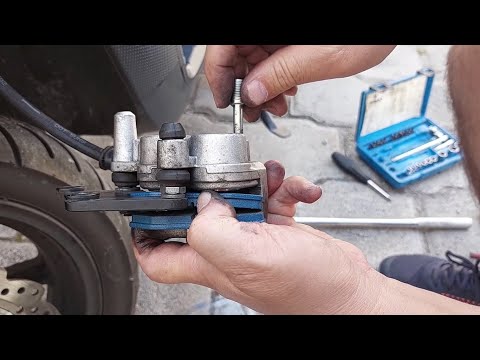 How to Change Motorcycle BRAKE PADS
