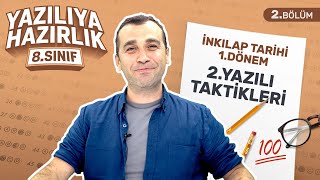 100 Almak İçin Bu Sorulara Dikkat! 8. Sınıf İnkılap Tarihi 1. Dönem 2. Yazılıya Hazırlık (2021) #2