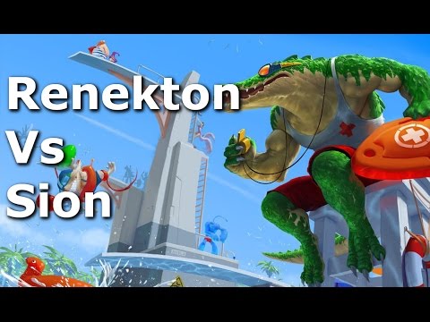 Renekton Vs Sion Top Lane Commentary - Season 6 - League of Legends