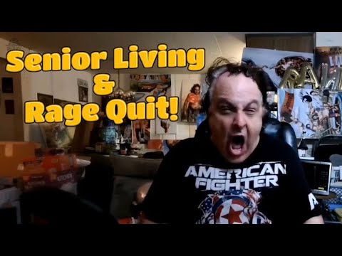 Perry turns off computer to end stream over living in a senior home!