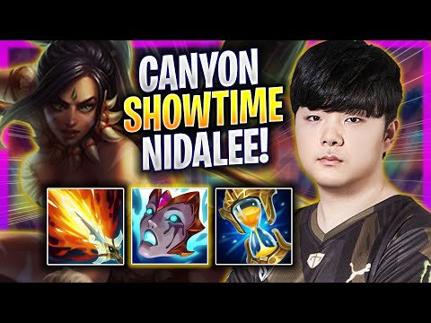 CANYON SHOWTIME WITH NIDALEE! - GEN Canyon Plays Nidalee JUNGLE vs Wukong! | Season 2024