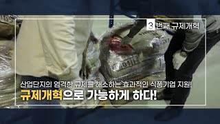 산업단지의 엄격한 규제를 해소하는 효과적인 식품기업을 지원하는 것을 규제개혁으로 가능하게 하다! | 2024…