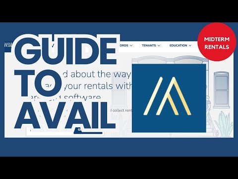 HOW TO use Avail Rental Site: Getting Your Listing Right