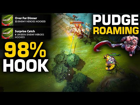 🔥 Roaming Pudge's 98% Hook Accuracy Makes Him A Formidable Opponent | Pudge Official