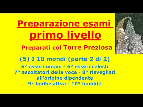 Esami primo livello SGI:(05) i 10 mondi pagine 37-49 (parte 2/2)