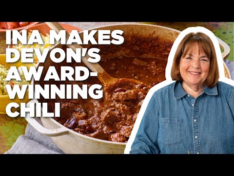 Ina Garten Makes Devon's Award-Winning Chili | Barefoot Contessa | Food Network