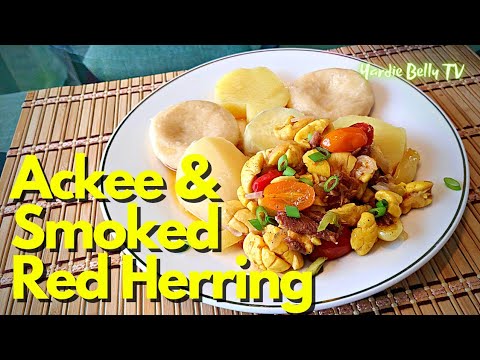 JAMAICAN ACKEE AND RED HERRING RECIPE FOR BREAKFAST LIVE
