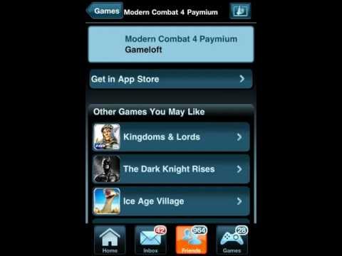 Modern Combat 4 on Gameloft Live (Paymium?)