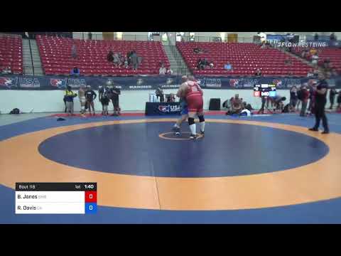130 Lbs Rr Rnd 2 - Brian Jones, Santa Monica Bay Wrestling Club Vs Rex Davis, California C88a