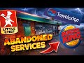 ABANDONED SERVICES Burger King Little Chef Travel Lodge And A Petrol Station Abandoned Places UK