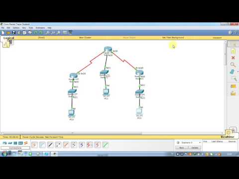 HOW TO CONFIGURE OSPF AT CISCO PACKET TRACER