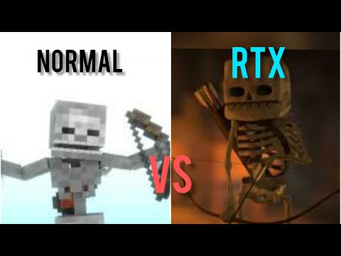 Epic Minecraft Mob Battle: RTX vs Normal! #shorts
