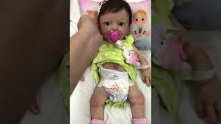 Bebê Reborn Silicone Sólido - Mama e faz xixi -  Solid silicone babies