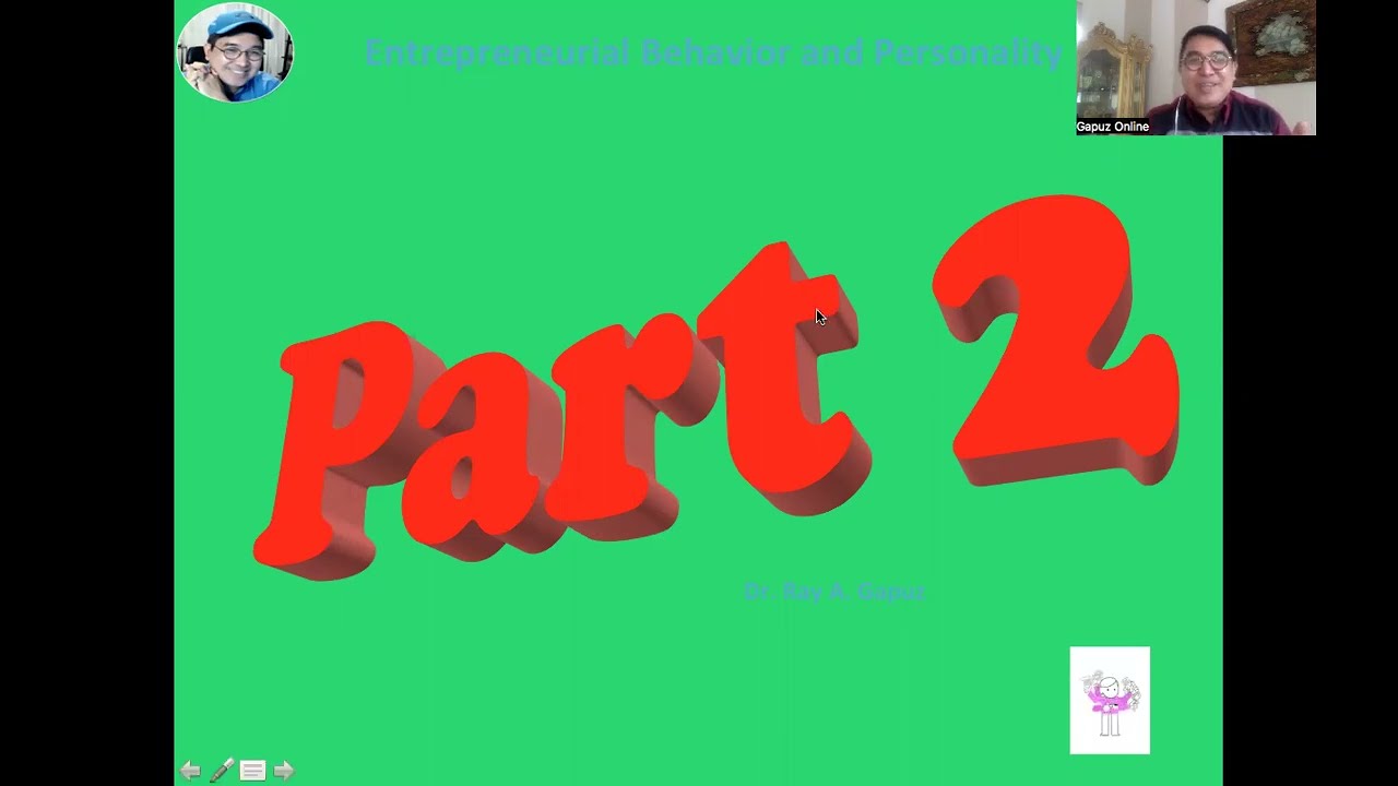 Entrepreneurial Personality and Behavior (Part 2)