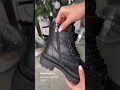 Ботинки кожаные с мехом 586858 Черные Відео