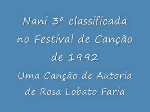 Nani 3ª Classificada do festival da canção de 1992