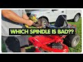 QUICK AND EASY MOWER SPINDLE TEST