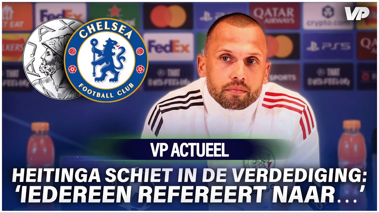 Thumbnail for article: Heitinga weerlegt vraag over 'pragmatisch' Ajax: 'Tegen Marseille bij vlagen goed'
