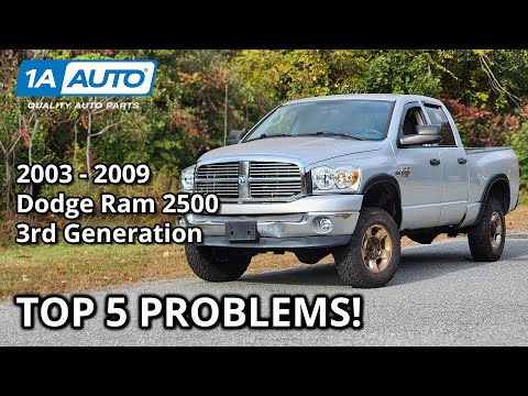 Top 5 Problems Dodge Ram 2500 Pickup 2003-2009 3rd Generation