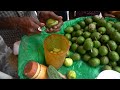 KACHA AMRA MASALA: Yummy Green Amra Masala Summer Special Food | Indian Street Food