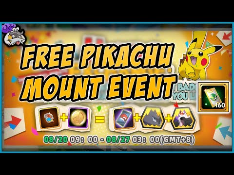 Best Maps to Raid - Dynamax Pikachu Mount Badges - Pokeland Legends