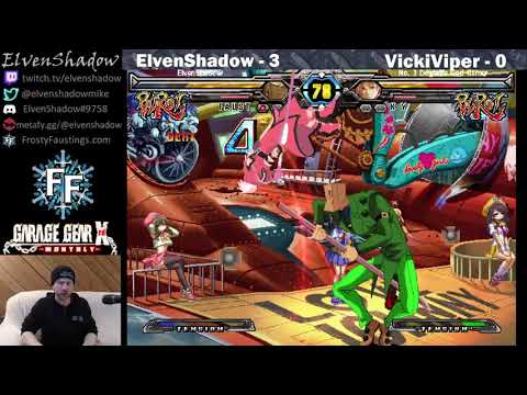 GGXXAC+R ElvenShadow (FA) vs VickiViper (KY) FT10 exhibition match 3/26/21