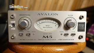 Video thumbnail for Avalon M5 Single Channel Solid State Mic Preamp Quick n' Dirty by soundpurestudios